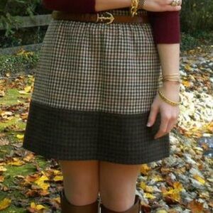 Jcrew plaid skirt